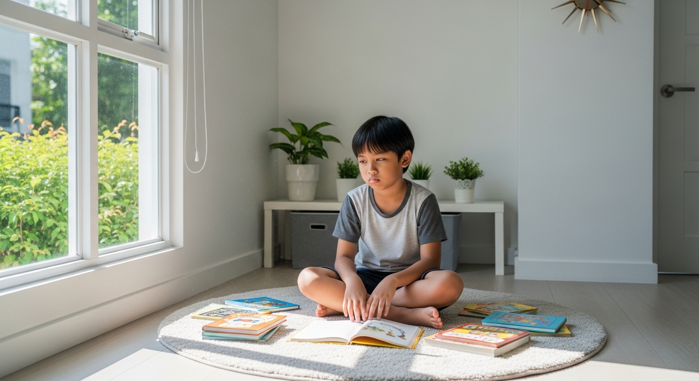 Kanak-kanak tidak berminat menggunakan sudut membaca walaupun ruang terang dan kemas