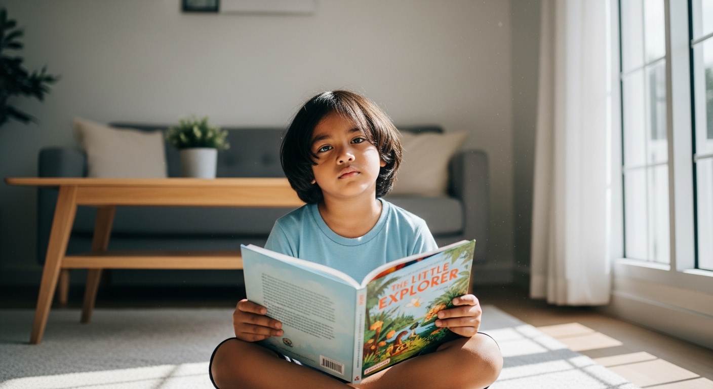 Kanak-kanak membaca tetapi kelihatan tidak fokus dan mudah terganggu