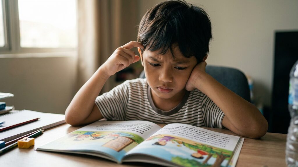 Kanak-kanak tidak dapat mengikuti pelajaran di dalam kelas dengan baik