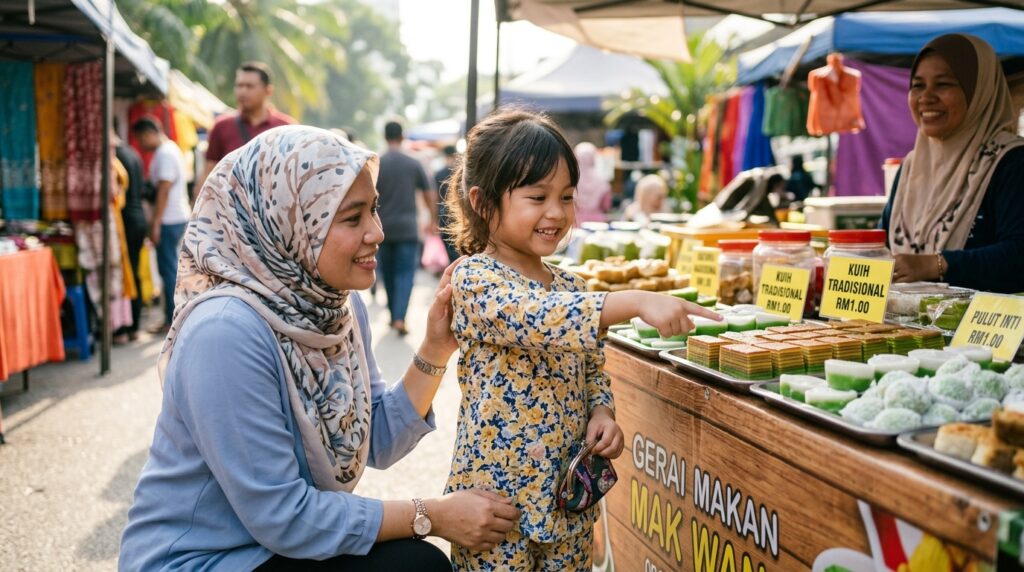 Kanak-kanak membuat pilihan sendiri dengan sokongan ibu bapa
