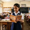 Kanak-kanak kelihatan malu dan gugup ketika diminta membaca di hadapan kelas