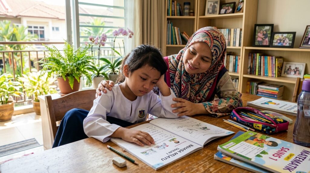 Kanak-kanak Melayu hilang semangat ketika belajar di rumah.
