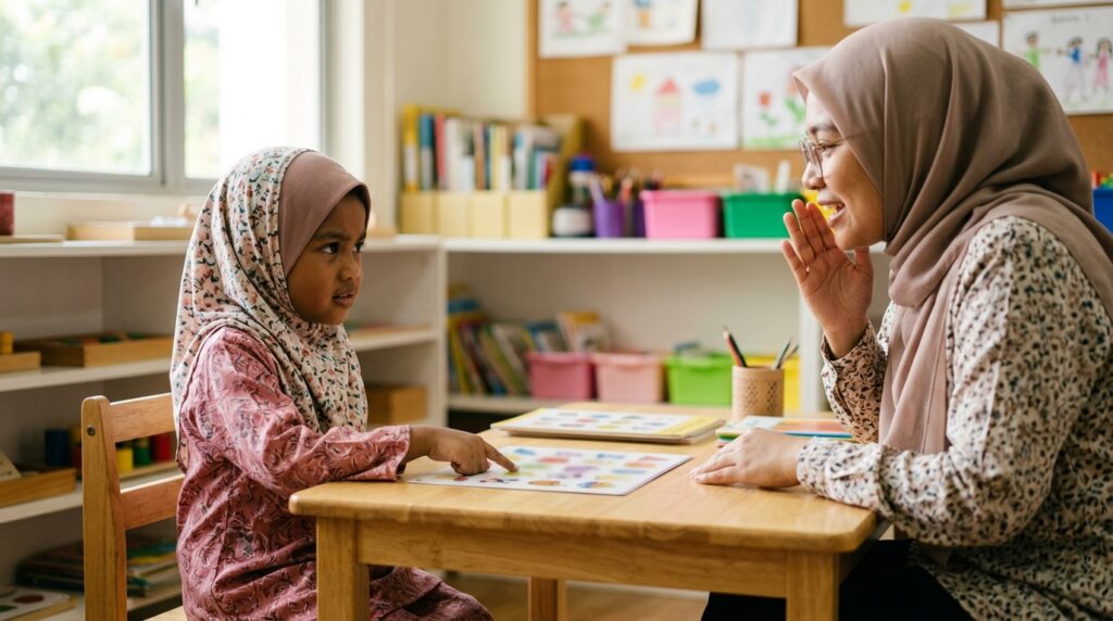 Anak keliru memahami bunyi huruf walaupun sudah mengenali nama huruf.