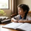 Anak Melayu kelihatan susah fokus ketika cuba kembali belajar selepas cuti sekolah.