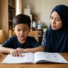 Anak kelihatan bosan dan menganggap aktiviti membaca seperti satu tugasan sekolah.