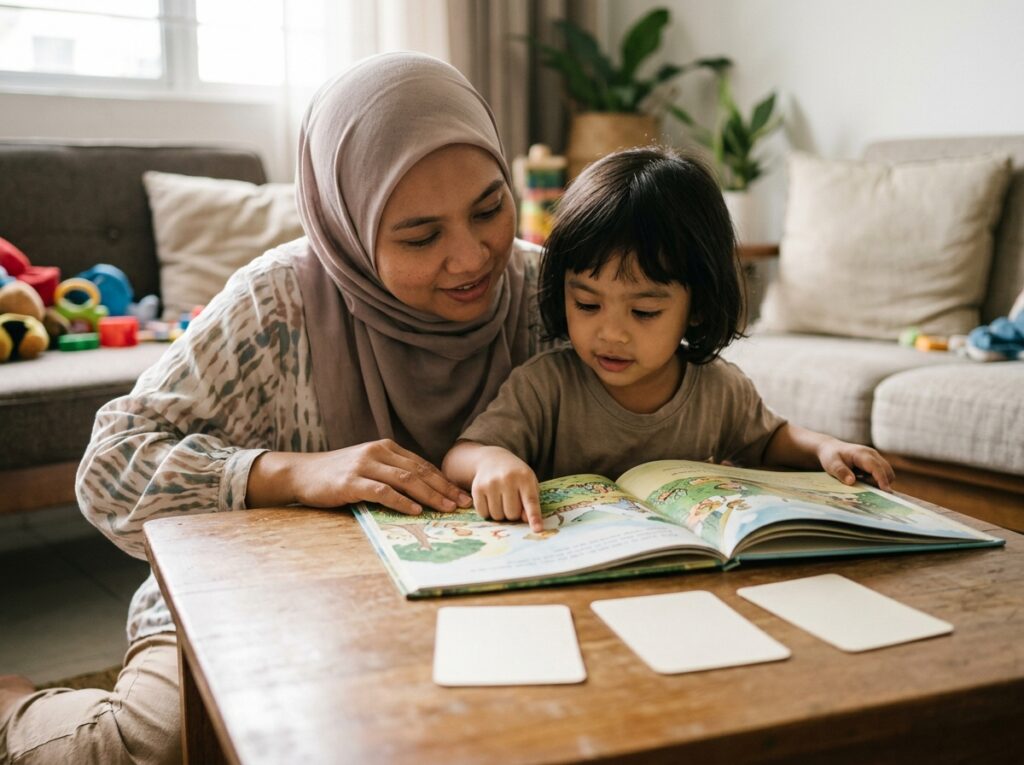 Anak memilih perkara penting daripada cerita bersama ibu.
